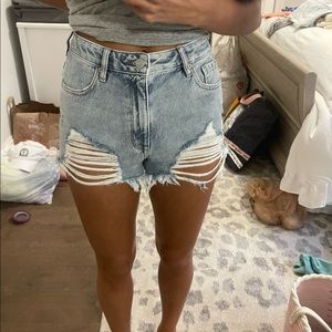 Pacsun denim shorts